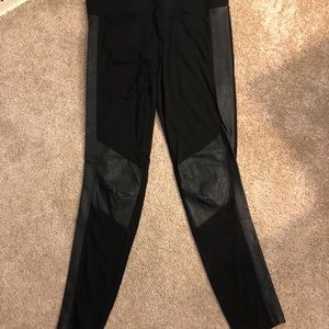 Cabi Black moto leggings